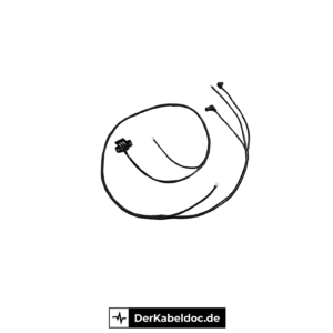 Positive Cable, Starter Cable, Signal Cables W124 M119 A1245402730