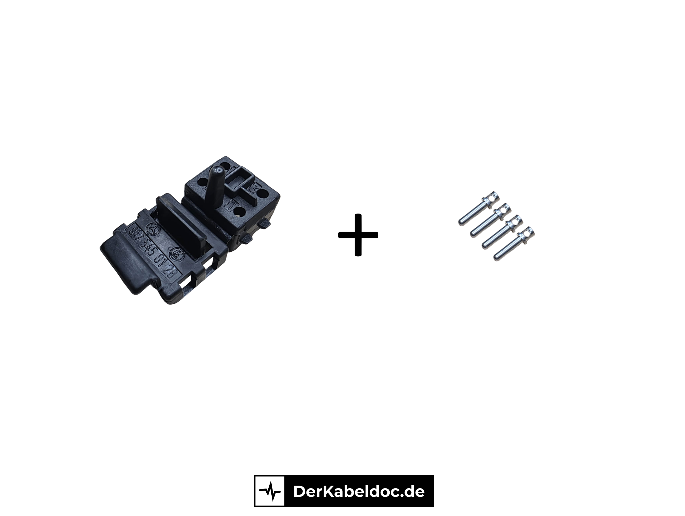 Mercedes Benz Stecker Steckergehäuse A0175450128 inklusive 4x Kontaktbuchsen NEU